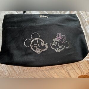 Disney Mickey and Minnie bling make up cosmetic bag